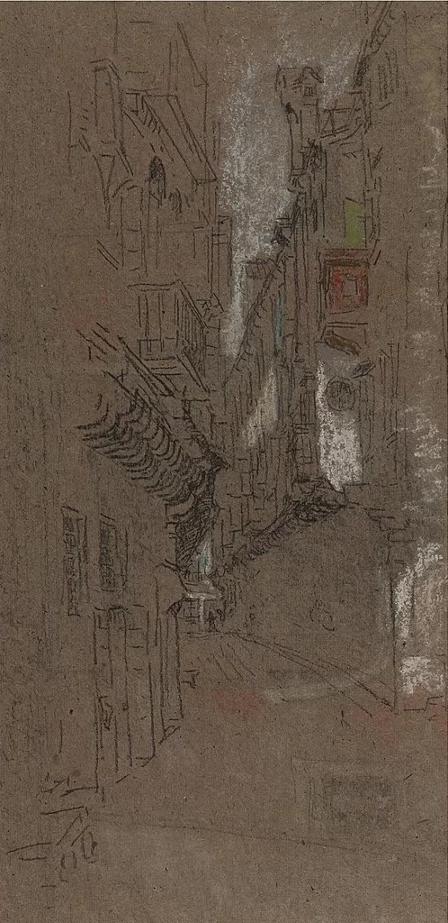Ames McNeill Whistler - 110, Una strada a Venezia